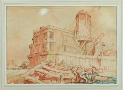 Lot 1051 - *Sir Frank William Brangwyn (1867-1956) - Windmill