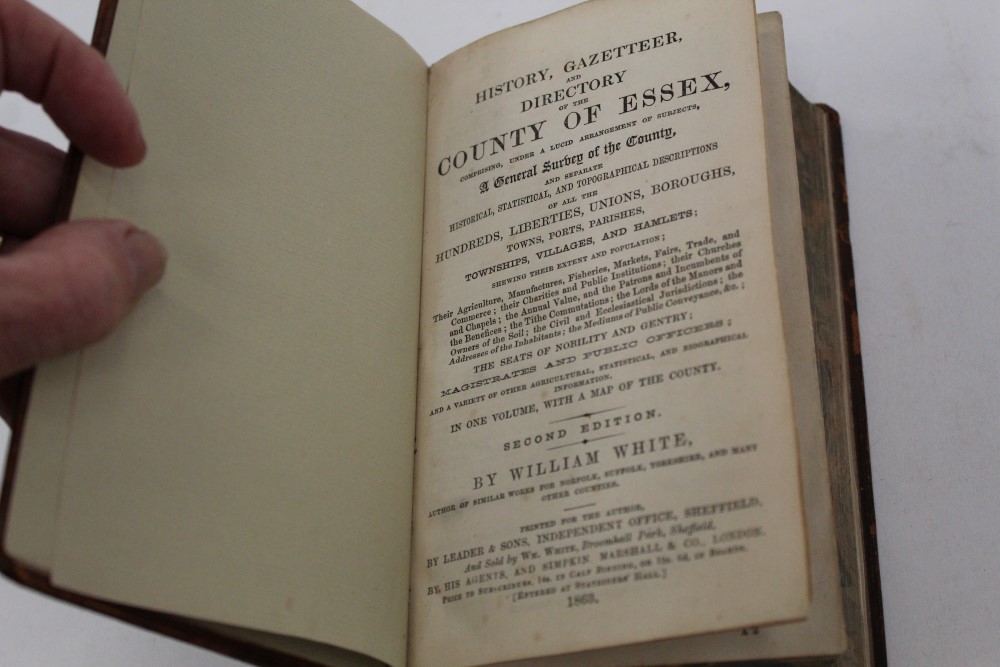 Lot 1242 - Pigots directory of Essex 1839, Whites