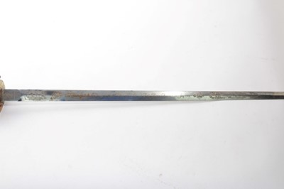 Lot 351 - 1981 Royal Wedding of Prince Charles and Lady Diana Spencer presentation sword by Wilkinson, with engraved polished steel blade, numbered 0350, wire bound grip