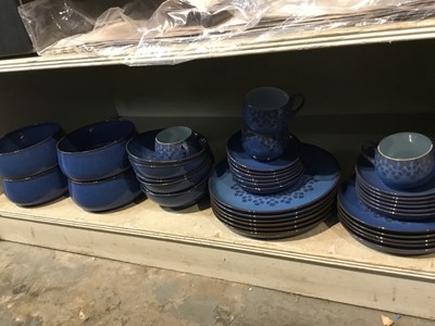 Lot 234 - Denby 'Midnight' blue glazed dinner tea ware