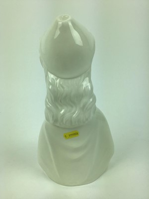 Lot 192 - Arnold Machin for Wedgwood, rare pottery figure 'Penelope' with original receipt