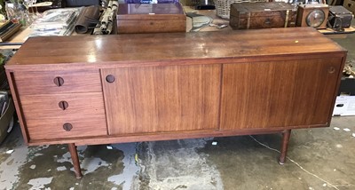 Lot 1026 - Mid 20th century teak sideboard