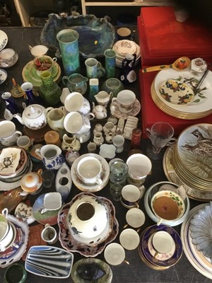 Lot 245 - Decorative ceramics, glass and sundries