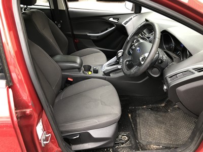 Lot 3 - 2013 Ford Focus 1.6 petrol, Automatic,  Reg. No. EK13 NNL , mileage circa 30,000, finished in red, MOT until 9th November 2020, supplied with V5, history file and two keys