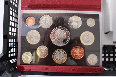 Lot 342 - G.B. - Royal Mint issued proof coin sets to...