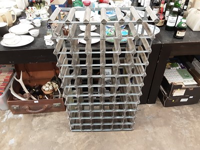 Lot 1066 - Large wine rack