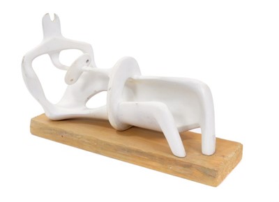 Lot 674 - Manner of Henry Moore, plaster maquette