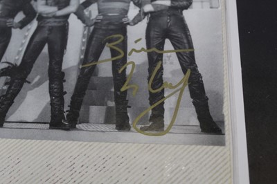 Lot 313 - Autographs Queen Freddie Mercury Roger Taylor, Brian May and John Deacon