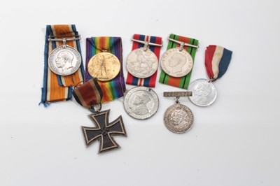 Lot 623 - First World War pair comprising War and Victory medals