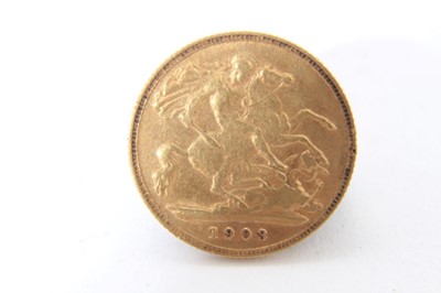 Lot 360 - G.B. Gold Half Sovereign Edward VII 1903 AVF (1 coin)