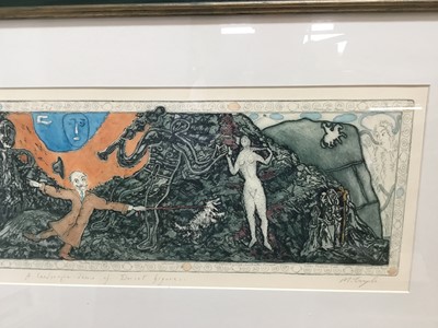 Lot 70 - Michael Tingle (contemporary) etching