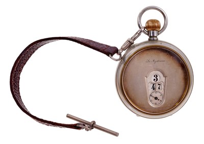 Lot 558 - La Mysterieuse jump hour pocket watch