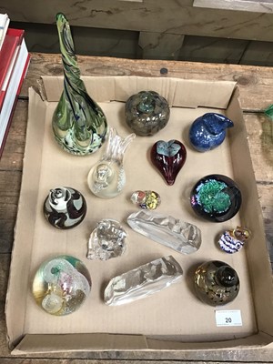 Lot 20 - Caithness 'Daydream', Kinki Glass, and other art glass paperweights