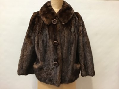 Lot 1802 - Vintage short mink coat c1950’s