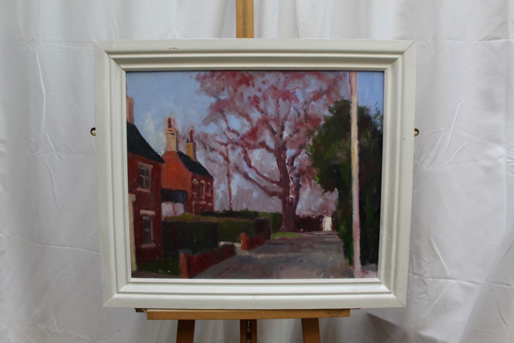 Lot 987 David Britton, contemporary, oil on board