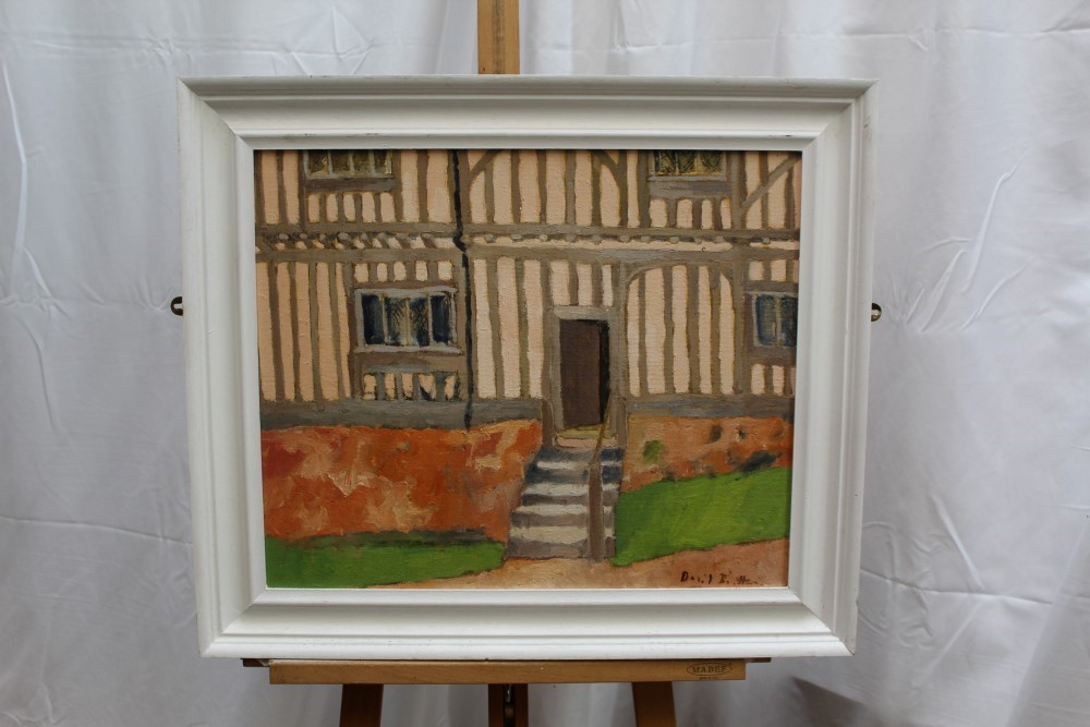 Lot 990 David Britton, contemporary, oil on board