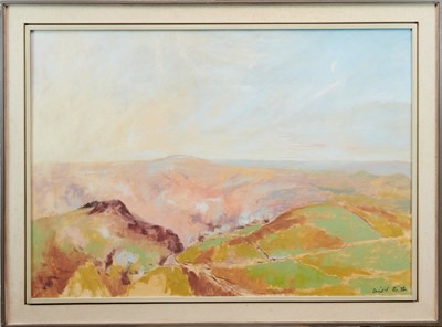 Lot 995 - David Britton, contemporary, oil on board - South Yorkshire Near Sheffield, signed, framed, 84cm x 120cm