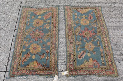 Lot 1394 - Pair of Turkish rugs