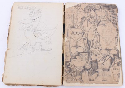 Lot 290 - Piffard - mid 20th century artist’s sketchbook