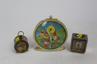 Lot 1970 - Two automaton clocks together with one other