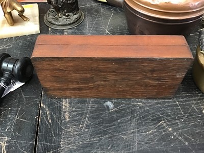 Lot 2006 - Salesman's samples of wood in box