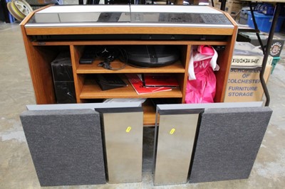 Lot 1890 - Bang and Olufsen Beocenter 7700 with cabinet, speakers, etc