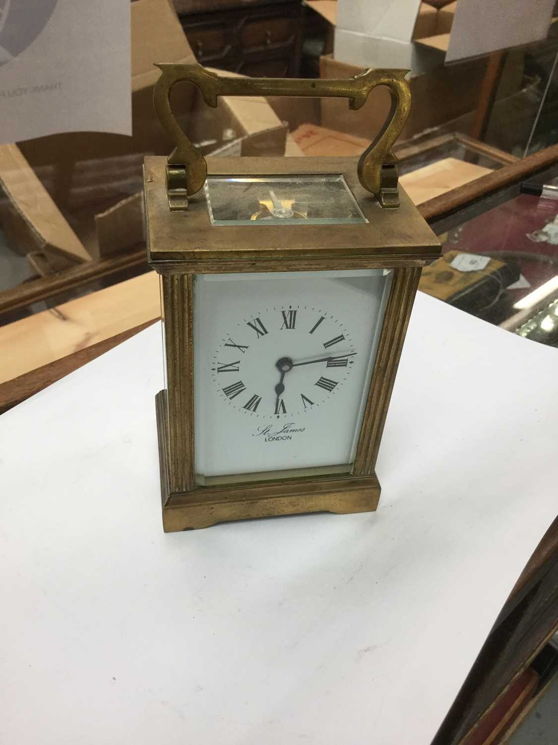 Lot 220 - St James London carriage clock