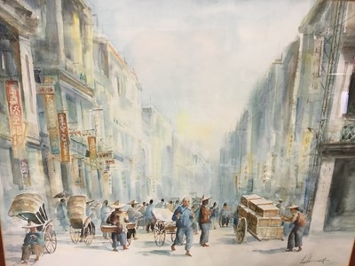 Lot 151 - Lee Hung (born 1942) Chinese watercolour - Hong Kong