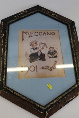 Lot 581 - Meccano- early selection to include number one (partially complete) and number four set, various bases, gears, wheels and accessories