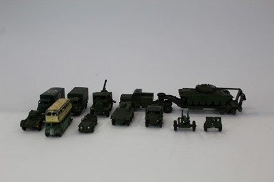 Lot 1547 - Dinky Army vehicles unboxed