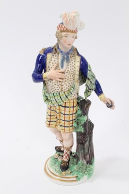 Lot 146 - A rare pair of Derby figures