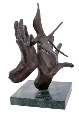 Lot 753 - Contemporary bronze sculpture