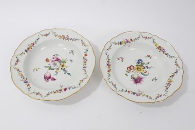 Lot 156 - Pair of Meissen deep plates, circa 1775