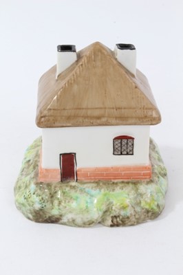 Lot 151 - Derby cottage shaped pastille burner