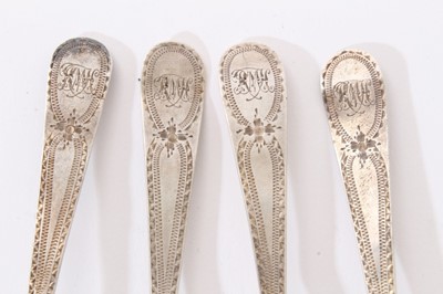 Lot 317 - Selection of miscellaneous Georgian and later silver flatware.