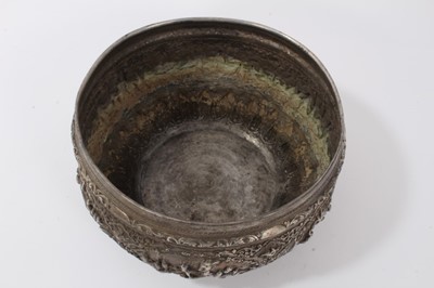 Lot 321 - Burmese silver bowl