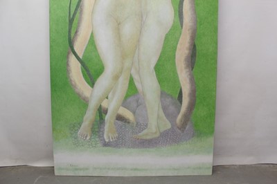 Lot 1286 - *Francis Plummer (1930-2019) large egg tempera on board