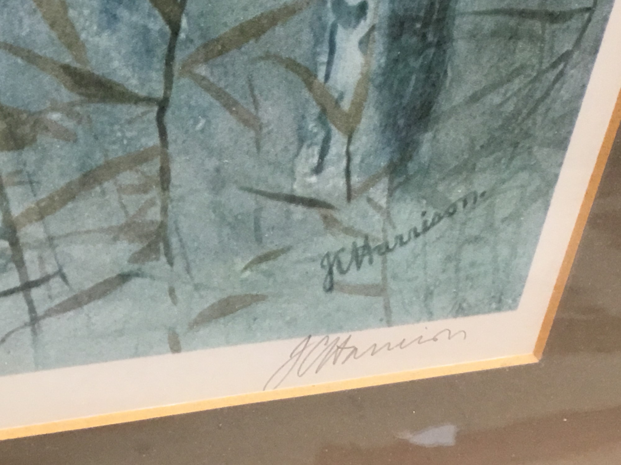 Lot 303 - John Cyril Harrison signed print of a