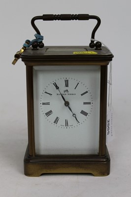 Lot 2005 - Large Contemporary Matthew Norman Carriage Clock