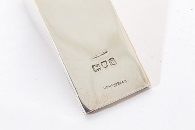 Lot 338 - Edwardian silver stamp reel holder in the form of a whistle.