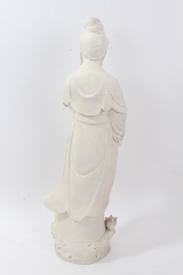 Lot 175 - Chinese blanc-de chine style standing figure