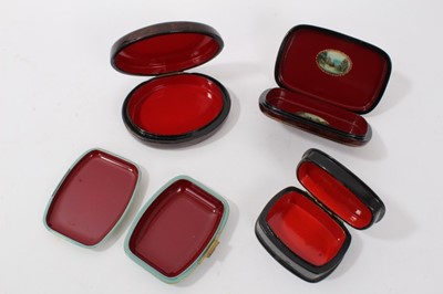 Lot 634 - Four Russian lacquer boxes