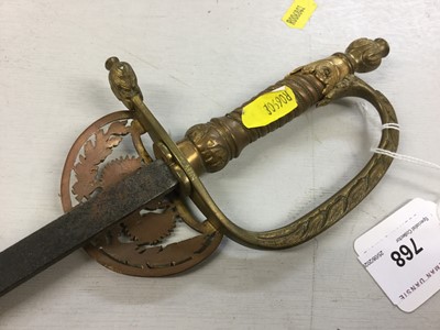 Lot 768 - Imperial Russian Court sword