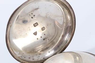 Lot 12 - Waltham USA silver cased pocket watch
