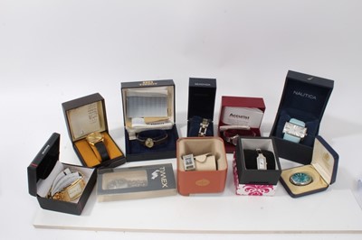 Lot 229 - Collection of wristwatches to include Sekonda, Fossil, Accurist, Excalibur, Timex, Ingersol, Tissot