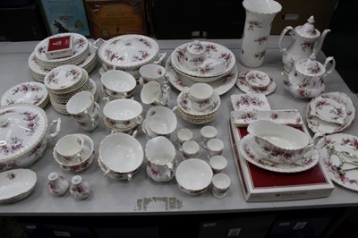 Lot 1020 - Royal Albert lavender rose service to possible sort into two lots £40-60 and £60-100 please contact owner to discuss lots and price  
 (Three boxes)