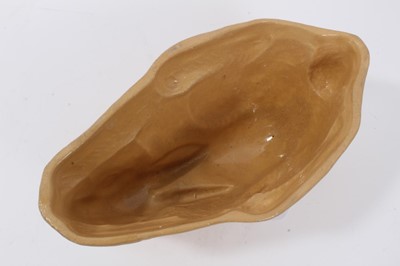 Lot 83 - Unusual early ceramic jelly mould in the form of a rabbit