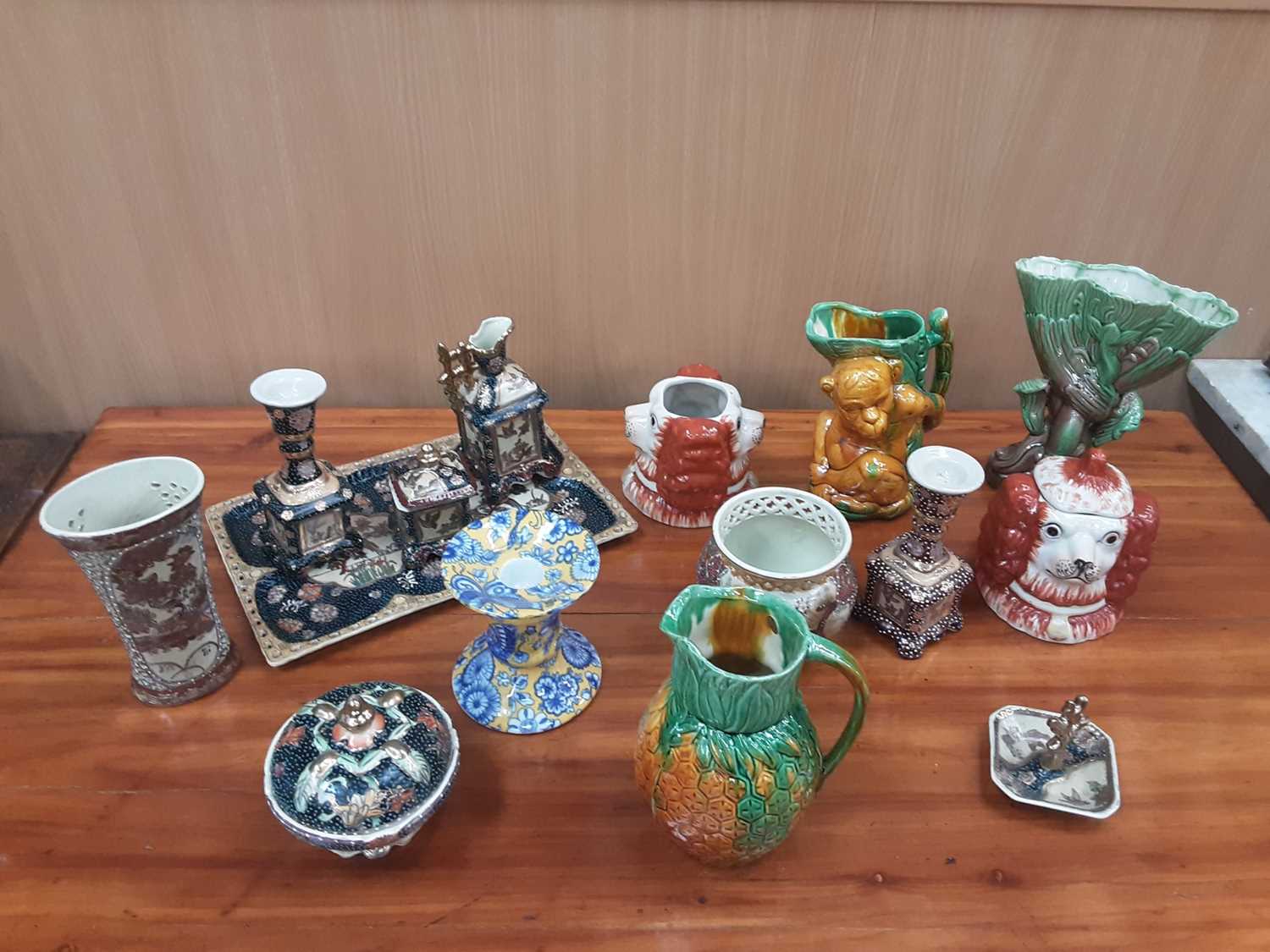 Lot 128 - Lot of assorted reproduction china