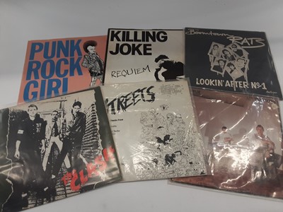 Lot 1921 - Box of LPs punk and rock