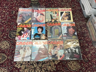 Lot 1872 - Qty of rock/pop magazine 'Creem' 1970s/80s